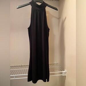 Michael Michael Kors sleeveless high neck black dress with back zipper size PM